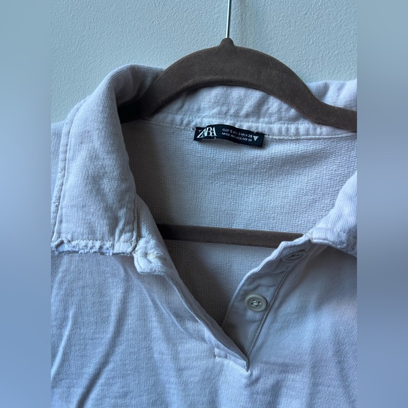 Distressed Cropped Polo - Picture 2 of 5